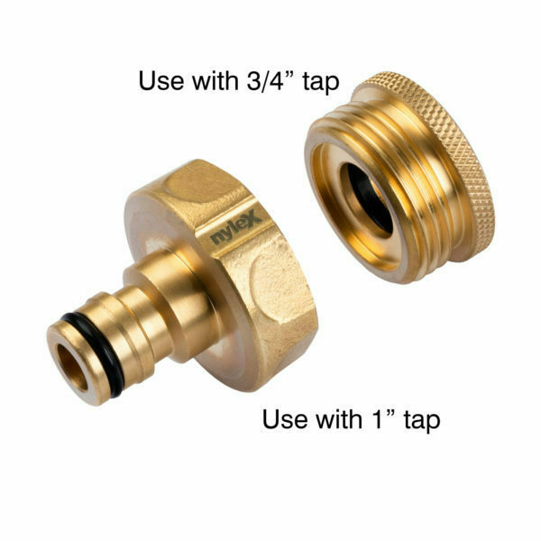 12mm Brass Universal Tap Adaptor - Image 2