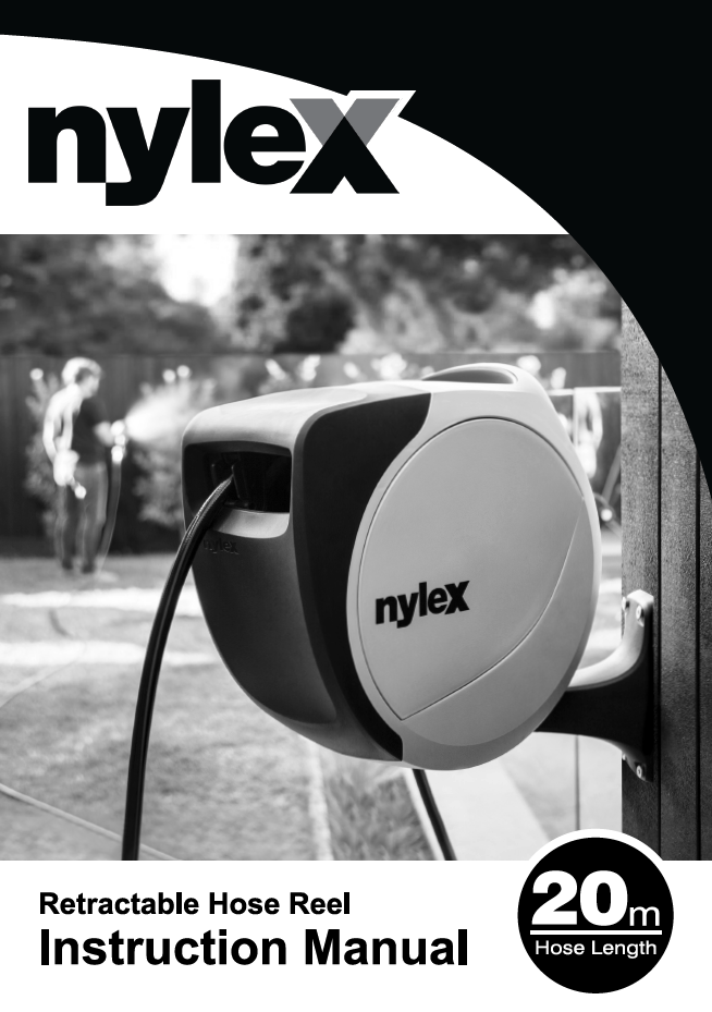 Product Manual: 20m Retractable Hose Reel - Nylex