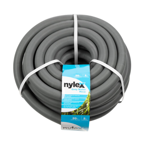 Grey Water Hose 34mm x 20m