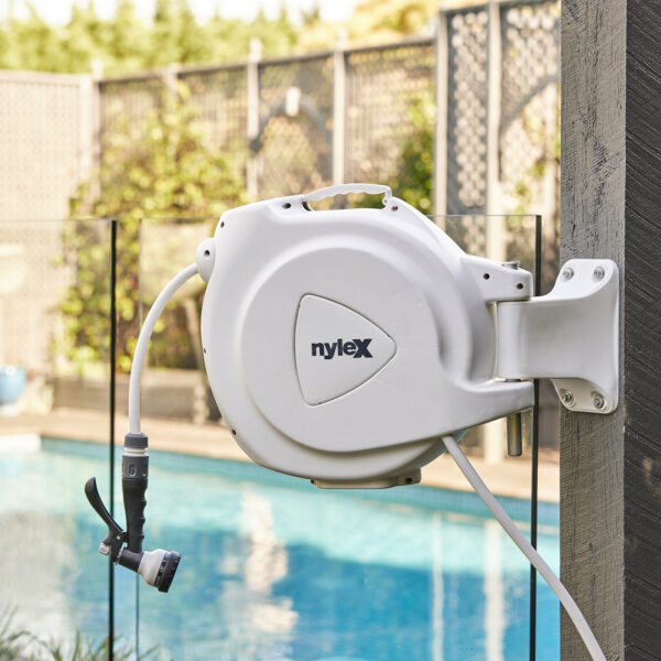 Retractable Hose Reel 25m - White - Image 2