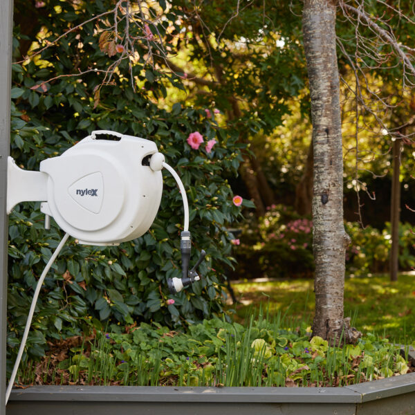 Retractable Hose Reel 25m - White - Image 3