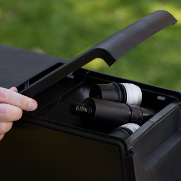 Nylex 20m Retractable Hose Reel - Jet Black - Image 4